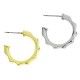 Boucle d'oreilles en Métal/Laiton 23mm