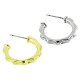 Pendiente de Metal Laton Redondo 23mm