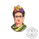 Ciondolo di Legno Frida Kahlo 27x45mm
