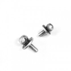 Terminale Capocorda a Tappo in Metallo Ottone 4x1.8mm