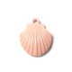 Coquillage Peint en Zamak 15 x 18 mm