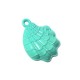 Zamak Painted Charm Shell 17x22mm