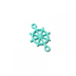 Connettore in Zama Colorato Timone 21x25mm