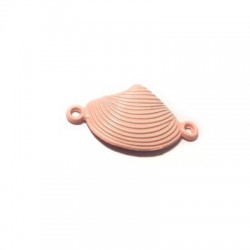 Coquillage Connecteur Peint en Zamak 26 x 14 mm