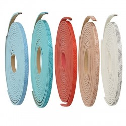 Cordón Sintético PU Plano 5mm (1.2mtr/tira)