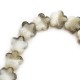 Murano Style Glass Bead Flower 7x16mm (25pcs) Ø2mm