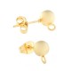Boucle d'Oreille 19x7mm avec fermeture papillon 6mm en Acier Inoxydable 304