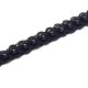 Polyester Ribbon with Pearls 10mm (~2yards/pack)