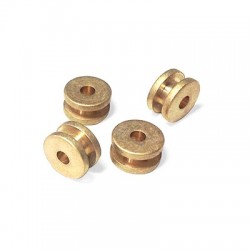 Distanziatore in Metallo Ottone Rullo 10x5.5mm (Ø 3.2mm)