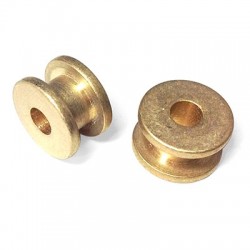 Distanziatore in Metallo Ottone Rullo 15x9.2mm (Ø 5.2mm)