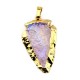 Colgante de Geodes Cristal Irregular (~24x38mm)