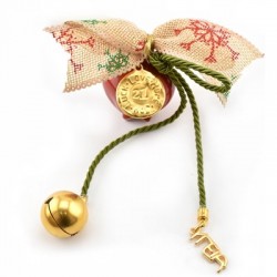 Ruban de Chanvre de Noël avec Flocon de Neige 38 mm (~9.5 Yards/Bobine)
