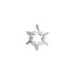 Argent 925 Charm Étoile 24 mm