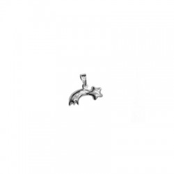 Breloque Étoile Filante en Argent 925. 15 x 10 mm