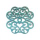 Pendentif trèfle en Bois 80mm