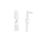 Plexi Acrylic Earring w/ Hole 10x48mm