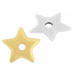 Zamak Charm Star 18mm