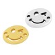 Zamak Connector Round Smile Face 15mm