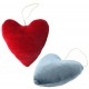 Βελούδινο Διακοσμητικό Καρδιά Γούρι 14x15cm