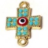 Gold/Turquoise/Red/White/Black