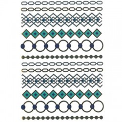 Καρτέλα Με Αυτοκόλλητα Τατουάζ 15x19cm