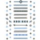 Καρτέλα Με Αυτοκόλλητα Τατουάζ 15x19cm