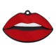 Plexi Acrylic Pendant Lips 49x30mm