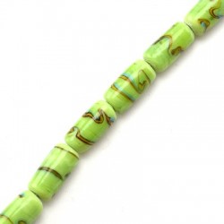 Γυάλινο Σωληνάκι (τύπου Μουράνο) 20x10mm (Ø2mm)