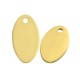 Colgante de Acero Inoxidable 304 Oval 8x14mm/0.8mm