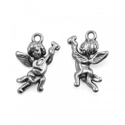 Zamak Charm Angel God of Love 15x21mm