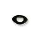 Enamel-Glazed Multi Color Ceramic Slider Eye for Regaliz Leather 5mm (Ø 11x8mm)
