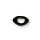 Enameled Ceramic Slider Eye for Regaliz Cord 5mm Ø11x8mm