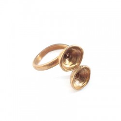 Brass Cast Ring 23mm with SS39 Settings