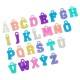Acrylic Charm Letters Latin Alphabet 11mm
