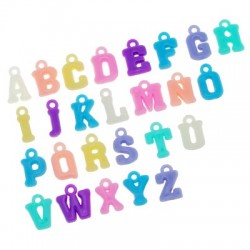 Charm in Acrilico Lettere 11mm