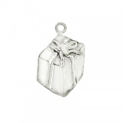 Silver 925 Lucky Charm Gift Box 19x14mm