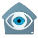 Plexi Acrylic Lucky Deco House w/ Evil Eye 100x93mm