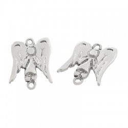 Connecteur ange en Argent 925 15 x 11 mm