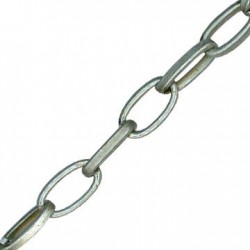 Steel Chain Oval 4.15x7.6mm