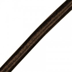 Cordon rond en cuir 6 mm