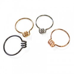 Bague en Laiton Spirale 20 mm
