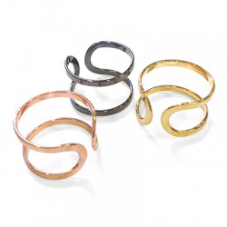 Brass Ring Double 21mm