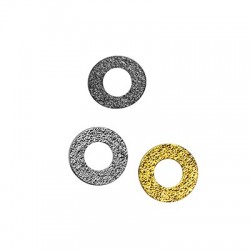 Brass Earring Circle 16mm