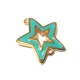 Metal Zamak Cast with Enamel Star 31x25mm