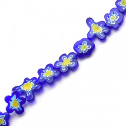 Millefiori Glass Bead Flower 12mm (32pcs)