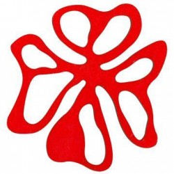 Ξύλινο Μοτίφ Λουλούδι Ακανόνιστο 82x76mm
