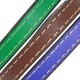 PU Leather Cord Flat Stitched 10x2mm