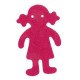 Chica de Fieltro 53x32mm