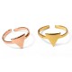 Brass Finger Ring Triangle 19mm