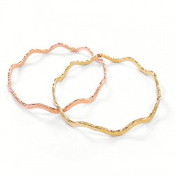 Bracelet Ajustable en Métal/Laiton 68x3mm